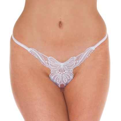 Ouvertstring, weiß (One Size) Ouvertstring, weiß (One Size)