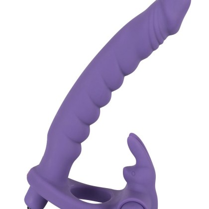 Los Analos: Double Delight Strap-On Dildo, lila Los Analos: Double Delight Strap-On Dildo, lila