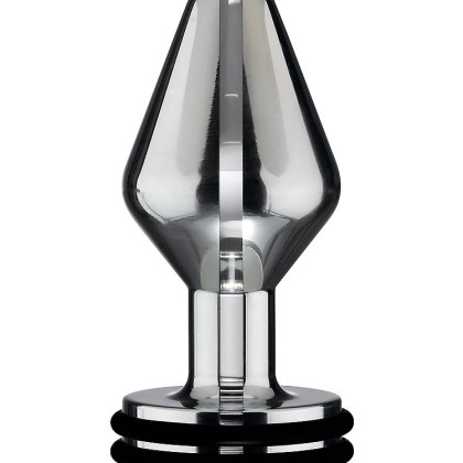 ElectraStim Mini: Elektro-Analplug, silber/schwarz ElectraStim Mini: Elektro-Analplug, silber/schwarz