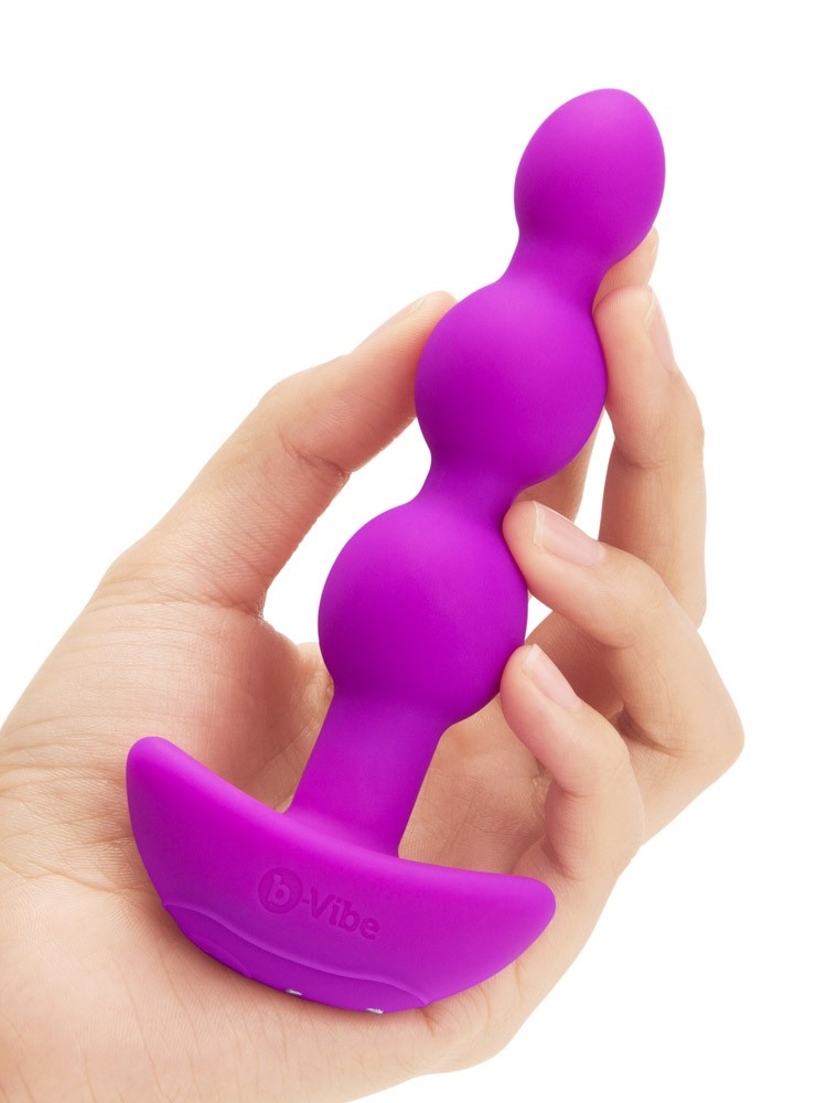 B-Vibe Triplet: Vibro-Analplug, fuchsia