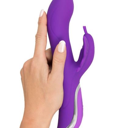 Sweet Smile Butterfly: G-Punkt-/Bunnyvibrator, lila Sweet Smile Butterfly: G-Punkt-/Bunnyvibrator, lila