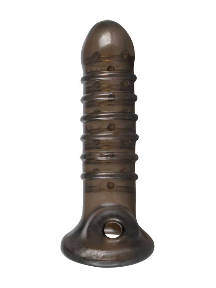Rebel Dick & Ball Sleeve: Penishülle mit Hodenring, schwarz