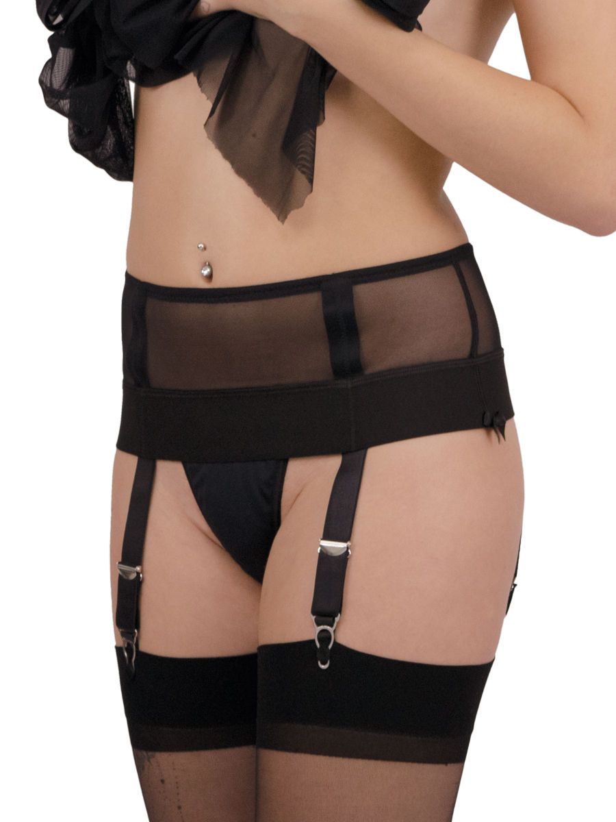 Eros Veneziani Natale: Strapsgürtel, schwarz (M/L)