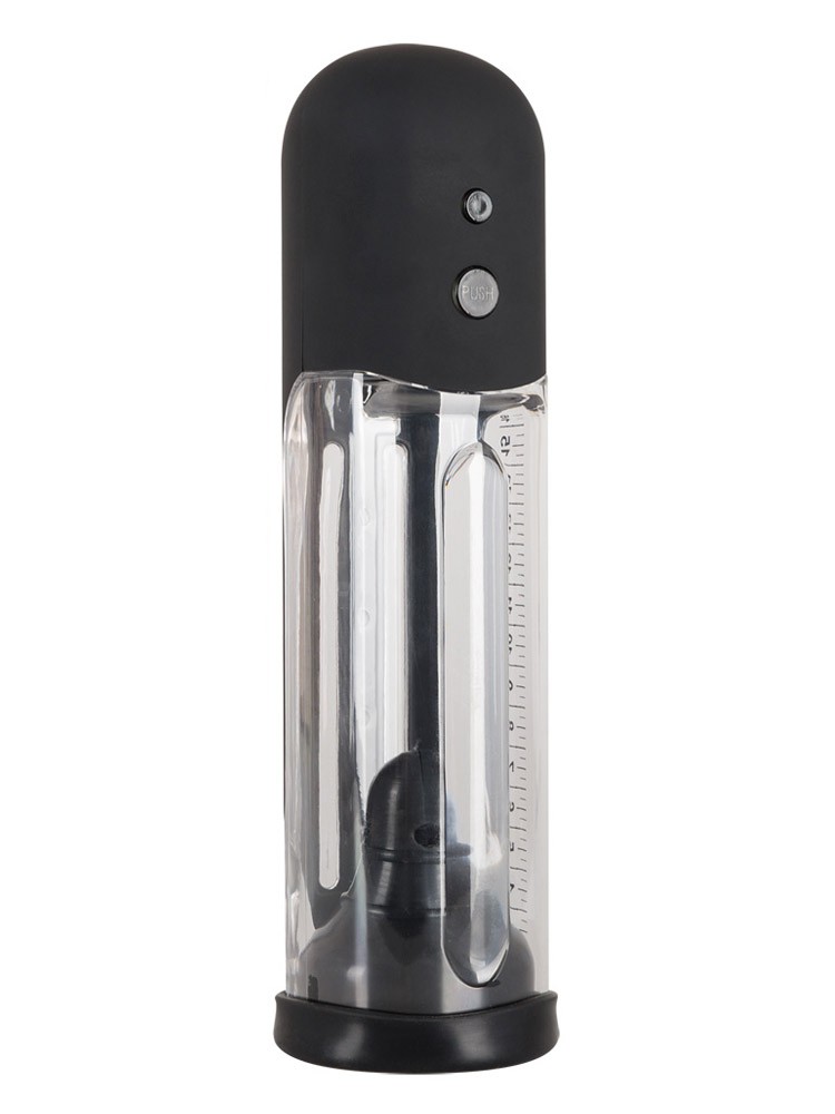 Rebel: Penispumpe, schwarz/transparent