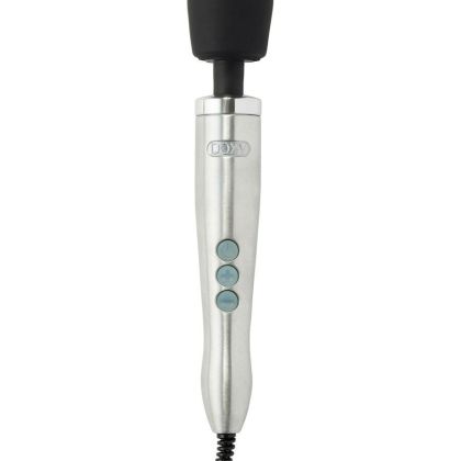 Doxy Die Cast Wand: Massage-Vibrator, silber/schwarz Doxy Die Cast Wand: Massage-Vibrator, silber/schwarz