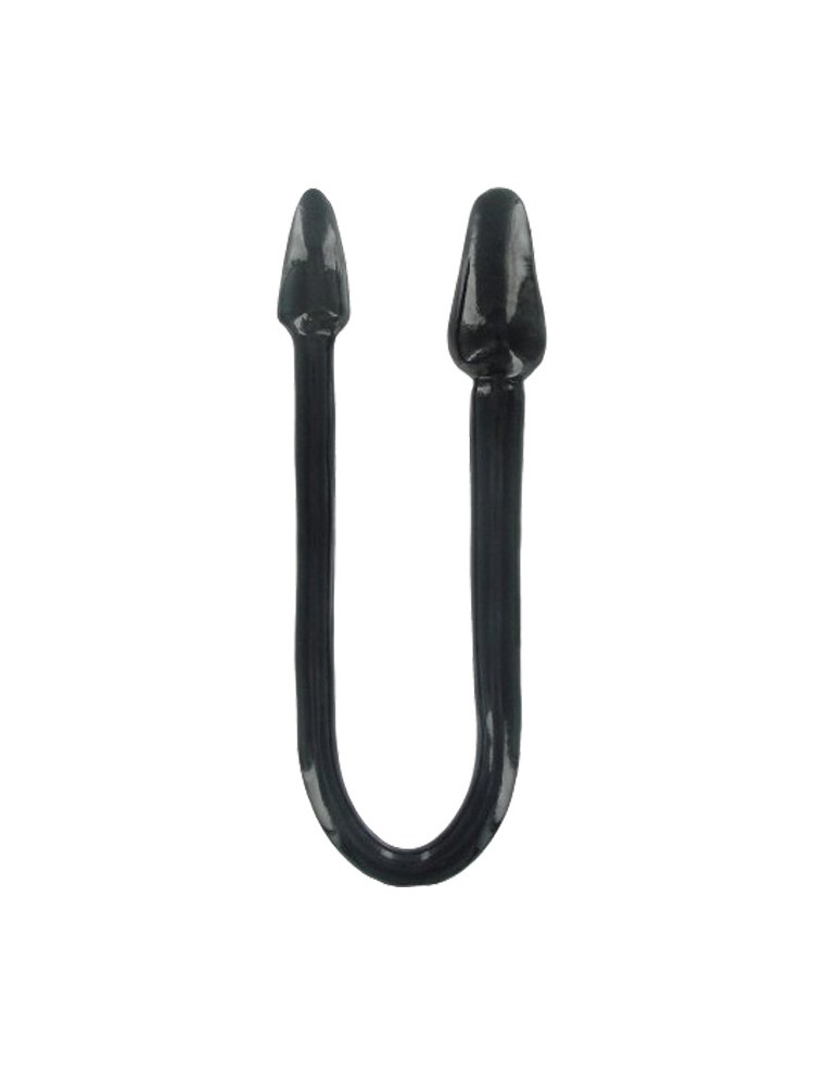 Master Series Ravens Tail Double Ended Plug: Doppel-Analplug, schwarz