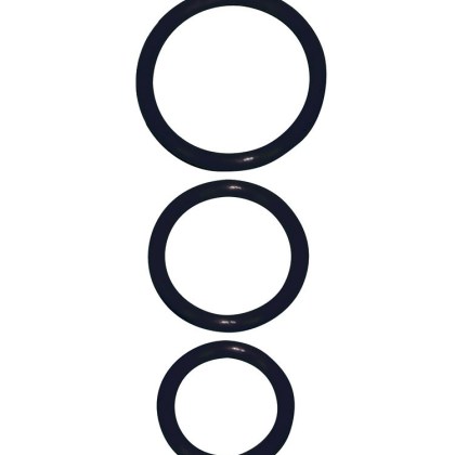 Penisring-Set, schwarz Penisring-Set, schwarz