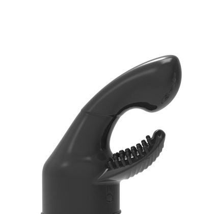 Power Wand Dual Stimulation: Vibratoraufsatz, schwarz Power Wand Dual Stimulation: Vibratoraufsatz, schwarz