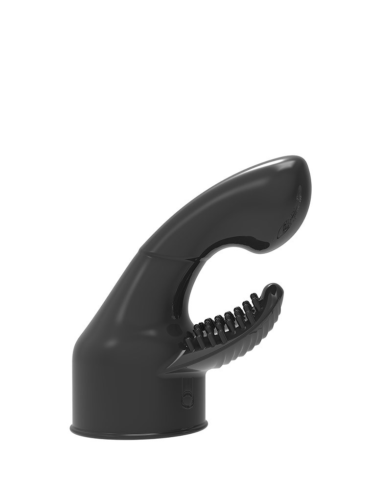 Power Wand Dual Stimulation: Vibratoraufsatz, schwarz