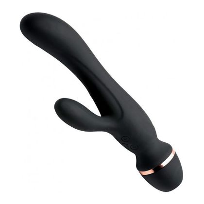 Shegasm Supreme 3-in-1: saugender Bunnyvibrator, schwarz Shegasm Supreme 3-in-1: saugender Bunnyvibrator, schwarz