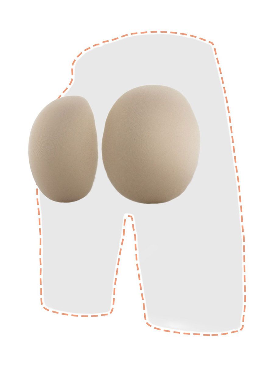 Joe Snyder PSU BP: Back Push-Up Pads, nude (One Size)