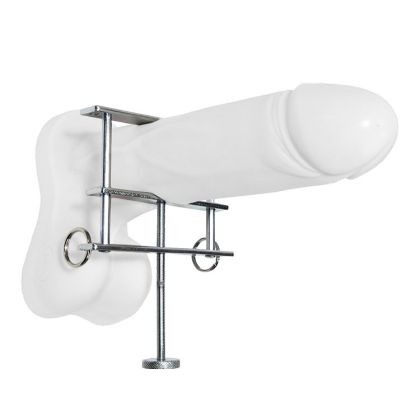 Penis-Hoden-Schraubzwinge, silber Penis-Hoden-Schraubzwinge, silber