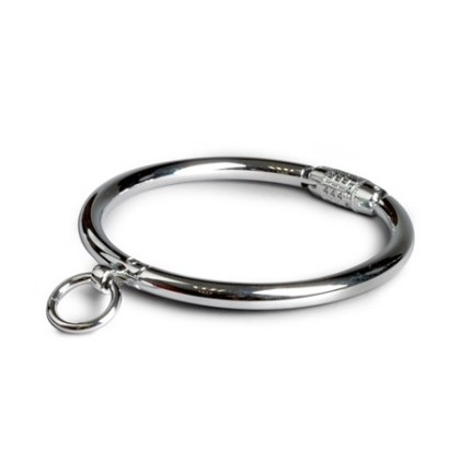 Black Label Stainless Steel Collar With Combination Lock: Verschliessbare Ede... (Large) Black Label Stainless Steel Collar With Combination Lock: Verschliessbare Ede... (Large)