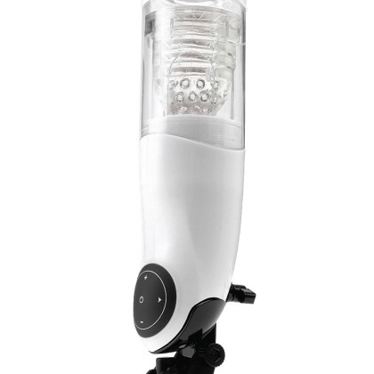 Mega-Bator Pussy: Masturbator, weiß/transparent Mega-Bator Pussy: Masturbator, weiß/transparent