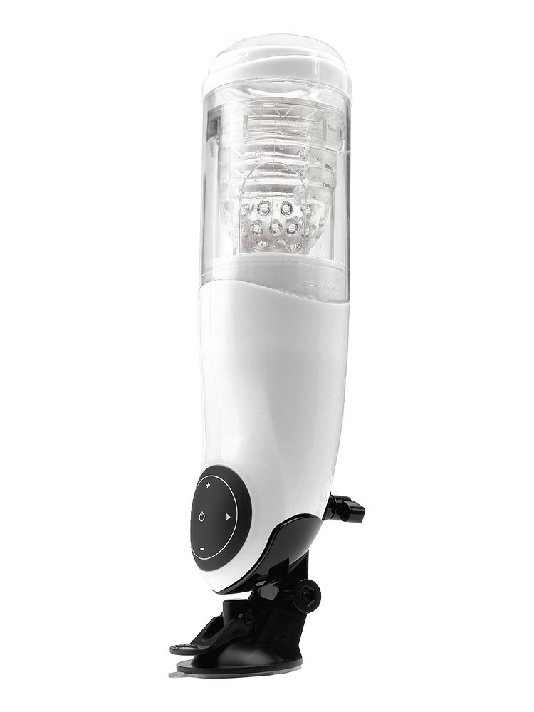 Mega-Bator Pussy: Masturbator, weiß/transparent