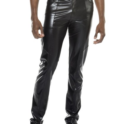 Patrice Catanzaro Joss: Wetlook-Hose, schwarz (XL) Patrice Catanzaro Joss: Wetlook-Hose, schwarz (XL)