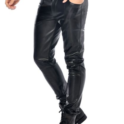 Patrice Catanzaro Joss: Kunstleder-Hose, schwarz (L) Patrice Catanzaro Joss: Kunstleder-Hose, schwarz (L)