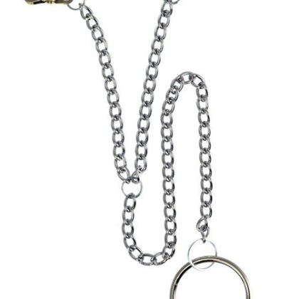 Nippelklemmen mit Penisring und Kette Nippelklemmen mit Penisring und Kette