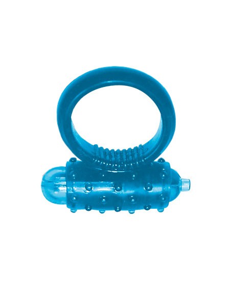 Vibro Ring: Penisring, blau