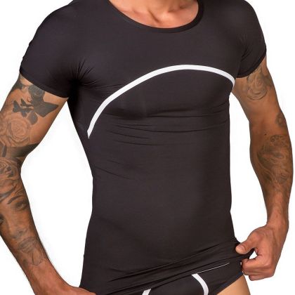 Eros Veneziani Cool Boy: T-Shirt, schwarz (M/L) Eros Veneziani Cool Boy: T-Shirt, schwarz (M/L)