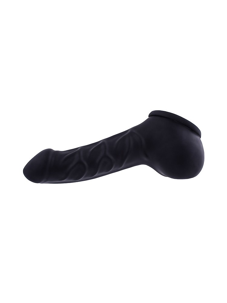 Toylie Franz: Latex-Penis-Hodenhülle, schwarz