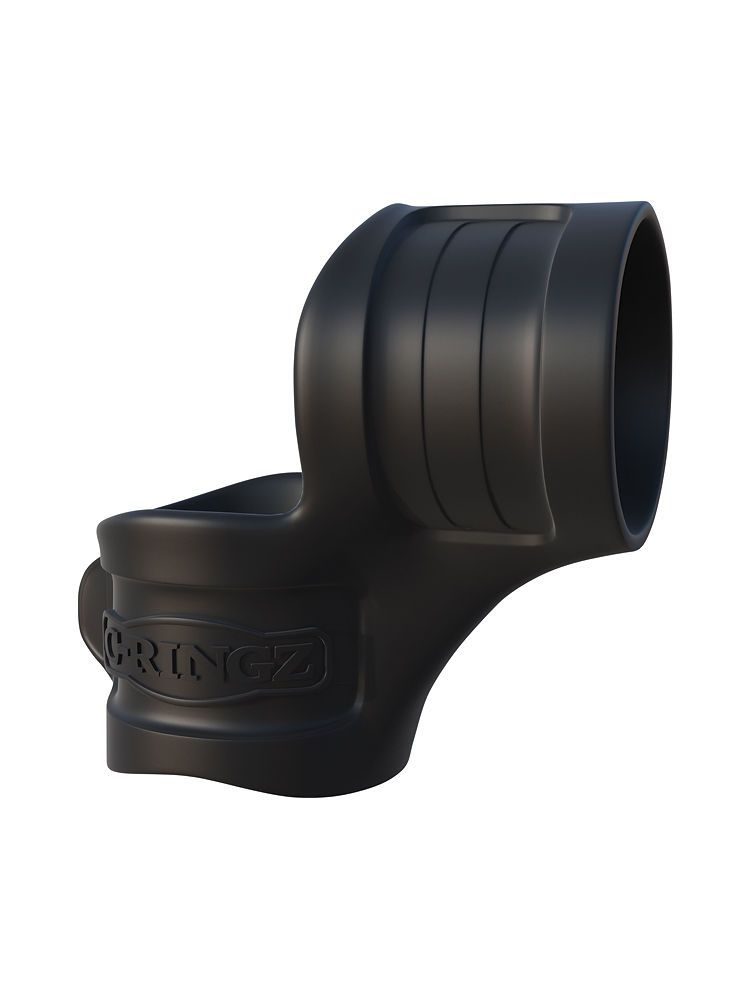 C-Ringz Mr. Big Cock Ring & Ball Stretcher: Penis- und Hodenring, schwarz