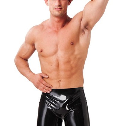 Latex-Herrenradler, schwarz (M) Latex-Herrenradler, schwarz (M)