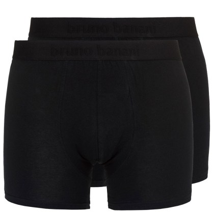 Bruno Banani Flowing: Short 2er Pack, schwarz//schwarz (S) Bruno Banani Flowing: Short 2er Pack, schwarz//schwarz (S)