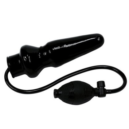 Pump-Analplug mit Ballpumpe (19cm), schwarz Pump-Analplug mit Ballpumpe (19cm), schwarz