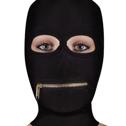 Ouch! Extreme Zipper Mask with Mouth Zipper: Kopfmaske, schwarz Ouch! Extreme Zipper Mask with Mouth Zipper: Kopfmaske, schwarz