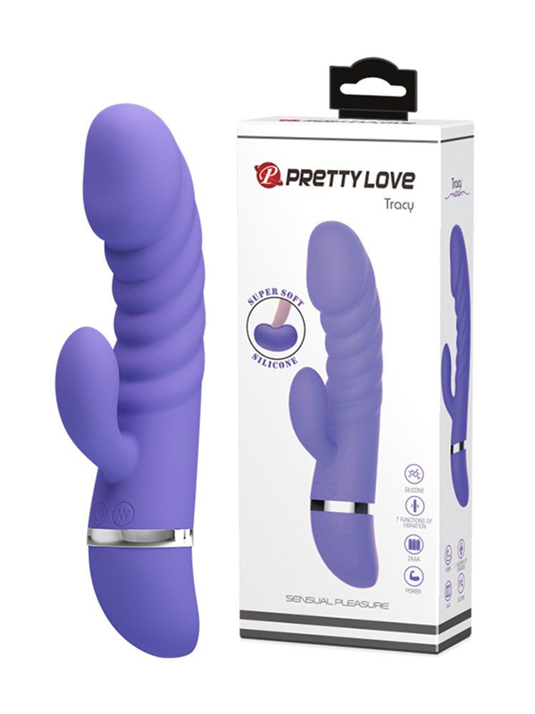 Pretty Love Tracy: Bunny-Vibrator, violett