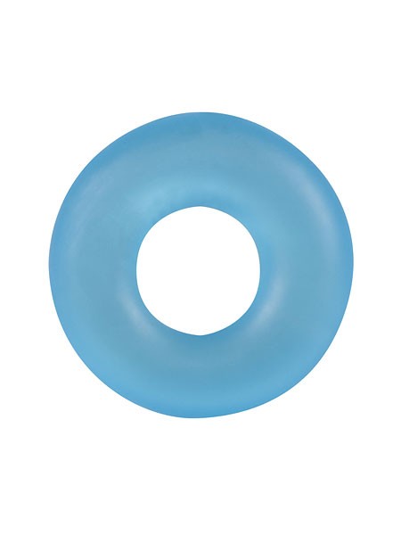 Stretchy Cockring Frosted: Penisring, blau
