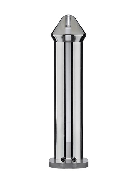 ElectraStim Rocket: Strap-On Elektro-Dildo, silber/schwarz