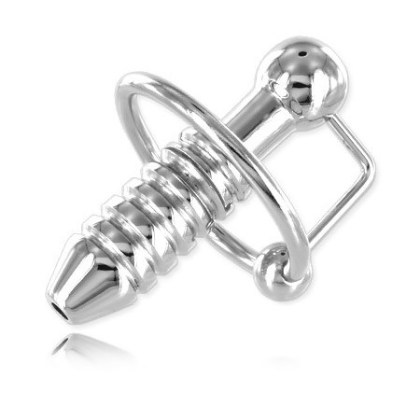 Black Label Stainless Steel Torpedo Penis Plug: Edelstahl-Eichelring mit Dilator Black Label Stainless Steel Torpedo Penis Plug: Edelstahl-Eichelring mit Dilator