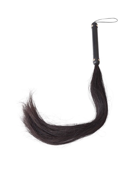 Rosshaar-Peitsche, schwarz
