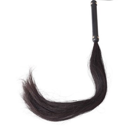 Rosshaar-Peitsche, schwarz Rosshaar-Peitsche, schwarz