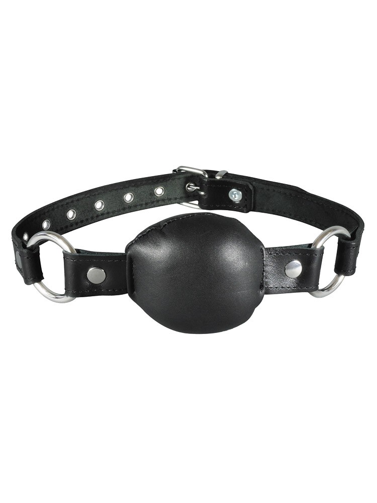 Xx-DreamsToys: Leder-Knebel, schwarz