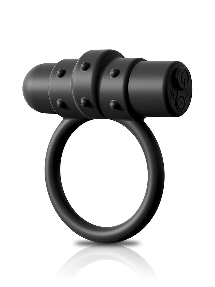 Sir Richards Control: Vibro-Penisring, schwarz