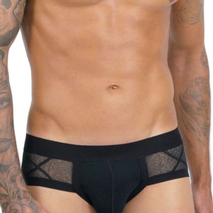 Eros Veneziani Natale: Push-Up Brief, schwarz (S/M) Eros Veneziani Natale: Push-Up Brief, schwarz (S/M)