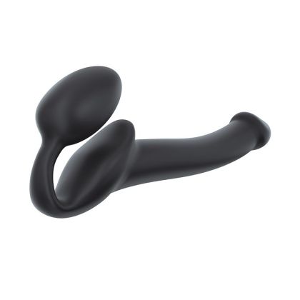 Strap-On-Me Bendable: Strap-On-Dildo, schwarz (M) Strap-On-Me Bendable: Strap-On-Dildo, schwarz (M)