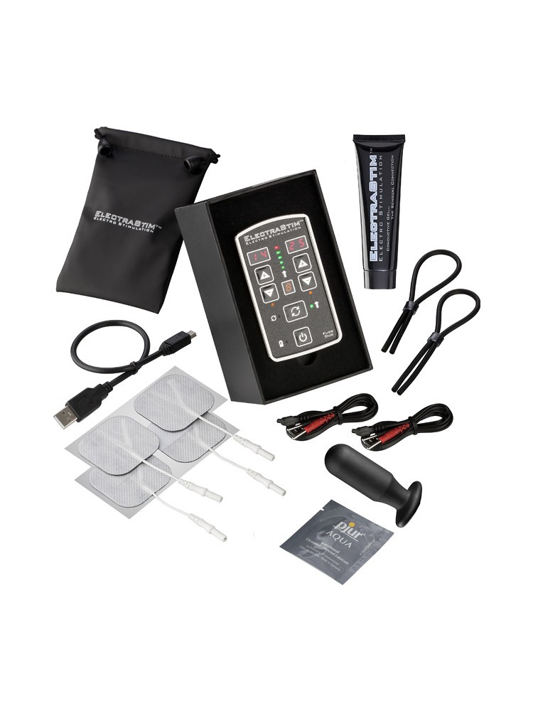 ElectraStim Flick Duo Multi-Pack: Elektro-Set, schwarz/silber