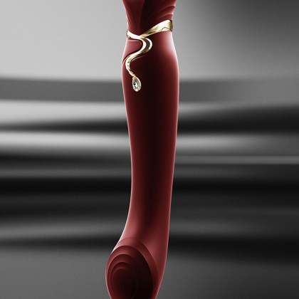 Zalo Queen: G-Punkt-/Pulse-Wave-Vibrator, rot Zalo Queen: G-Punkt-/Pulse-Wave-Vibrator, rot