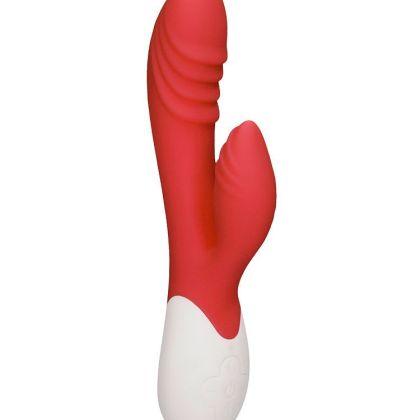Heat Sunburst: G-Punkt-/Bunny-Vibrator mit Wärmefunktion, rot Heat Sunburst: G-Punkt-/Bunny-Vibrator mit Wärmefunktion, rot