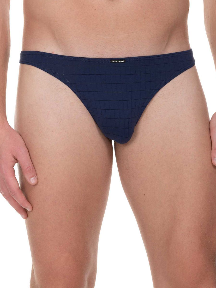 Bruno Banani Check Line 2.0: String, marine (S)