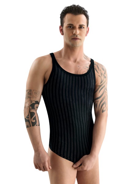 Eros Veneziani Vincenzo: Tanktop, schwarz (M/L)