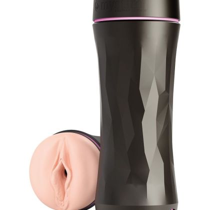 Mystim Opus E Vagina: Elektro-Masturbator, schwarz/haut Mystim Opus E Vagina: Elektro-Masturbator, schwarz/haut