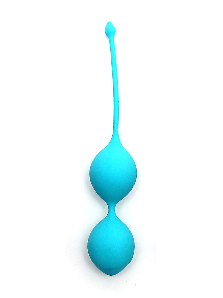 Brussels Kegel Ball Duo: Doppel-Liebeskugel (55 g), blau