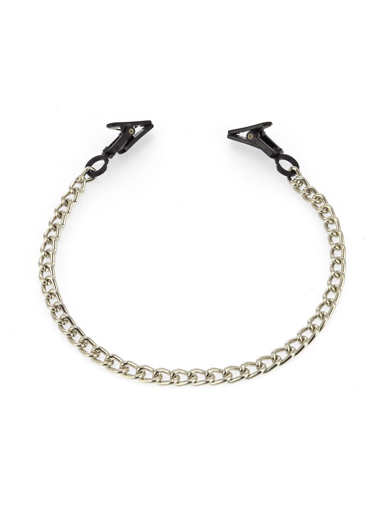 Kunststoff-Nippelklemmen mit Kette