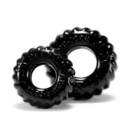 Truckt: Penisringe-Set, schwarz Truckt: Penisringe-Set, schwarz