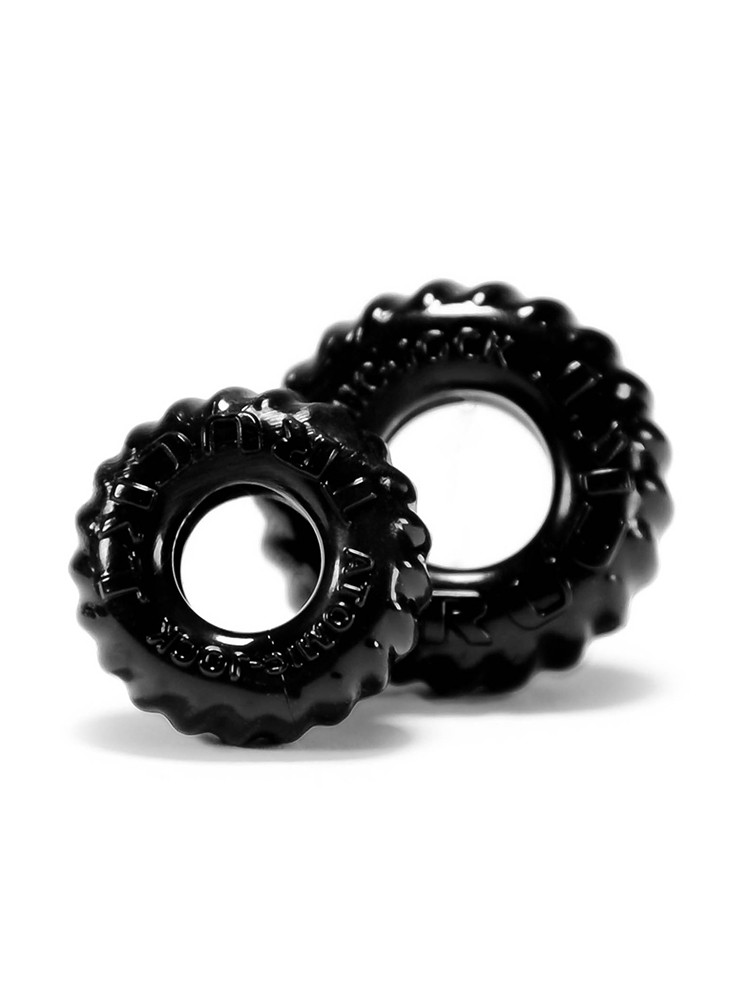 Truckt: Penisringe-Set, schwarz